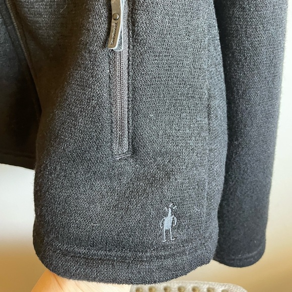 SMARTWOOL-Hudson Trail Full-Zip Fleece Sweater -Women's xs- black - Picture 5 of 7